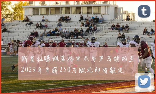 斯基拉曝佩莱格里尼与罗马续约至2029年年薪250万欧元即将敲定
